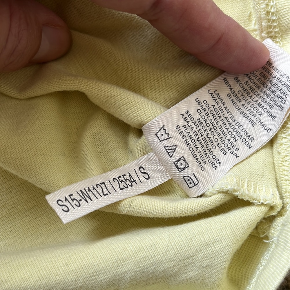Yellow Life is Good v-neck t-shirt - Picture 10 of 10